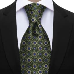 7cm Floral Silk Tie For Men Elegant Peacock Blue Teal Grey Best Selling Business Necktie Wedding Office Fashion Accessories Gift