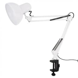 Swing Arm Desk Eye Protection Lamp with Rotatable Lamp Head And Clamp Mount Support 360 Degree Rotation for Office / Home