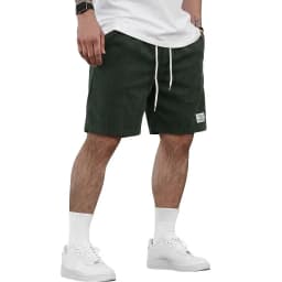 Mens Summer Solid Color Casual Shorts and Lightweight Beach and Fitness Bottoms Loose Fit Work Gym Shorts for Everyday Wear