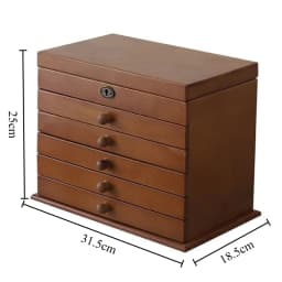 Solid Wood Jewelry Display Box Retro Storage Boxes Bracelet Necklace Earring Ring Jewelry Boxes Accessories Display Storage Box