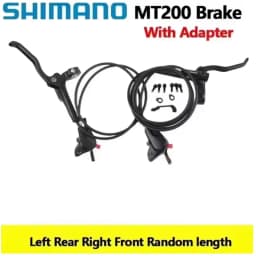Shimano MT200 Brake BR-MT200 Left Front 800MM 850MM Right Rear 1450MM 1550MM Mountain Bicycle Hydraulic Disc Brake E-bike Brake