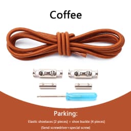 1 Pair No Tie Shoelaces For Sneakers Elastic Shoelace Metal Spring Lock Man And Woman Shoe Accessories Lazy Shoe Laces 100cm
