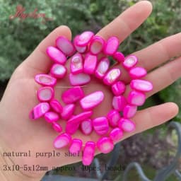 Natural Shell Coin Freefrom Stone Beads Loose DIY Strand 15 Inch For Necklace Bracelet Earring Jewelry Making