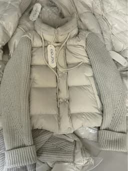 Thickened Knitted High Collar Cotton Jacket Women's Puffy Bread Style Winter Outerwear Warm Coat Korean Style New Arrival