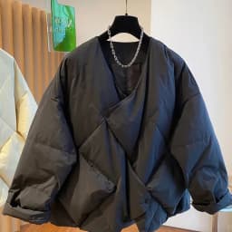 Ladies Down Cotton Jacket 2025 Loose Casual Advanced Women's Winter Parka Coat Design Sense Comfortable Female Outerwear