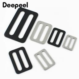 5/10Pcs 20-50mm Stainless Steel Tri-Glide Slider Buckles for Bag Strap Backpack Adjust Webbing Clips Clasp Bags Accessories