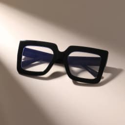 Large Frame Clear Lens Classic Glasses Trendy Square Computer Eyeglass Decorative Eyeglasses Spectacles for Women Men