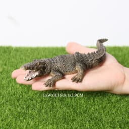 Realistic Plastic Alligator Sarcosuchus Boar Croc Crocodile Wild Animal Model Toy Figurines Party Favors Cake Toppers For Kids
