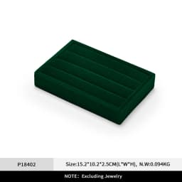 Oirlv 3 Slots Ring Tray Small Ring Organizer Earring Trays Showcase Display Storage Insert Holder for Jewelry Box,Drawer,Dresser