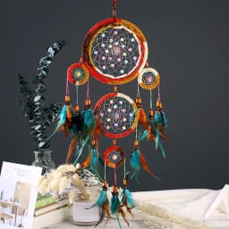 Big Dream Catcher Hanging/Light Decoration nordic Decoration Home Girls Room/Nursery/Kids Decor dreamcatcher Children Room New 5