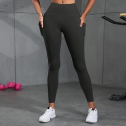 1/2 Pcs Super Soft Sports Leggings With Pockets For Women High Waisted Workout Yoga Running Push Up Fitness Tight Pants Women's