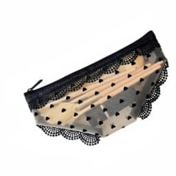 Mesh Briefs Shape Cosmetic Bag Korean Style Decorative Makeup Storage Pouch Jewelry Organizer with Zipper Travel Storage Bag