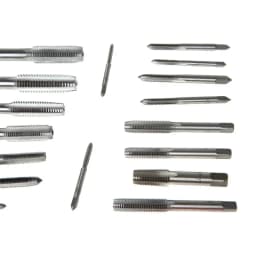 40Pcs Tap Die Set Hand Thread Plug Taps Hand Threading Tool Screw Thread Wrench Dies Kit with Storage Case