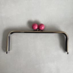 Colorful Kiss Big Ball Metal Purse Frame Clasp DIY Handbag Accessories Metal Clutch Handcraft Bag Handle Wallet Antique Brass