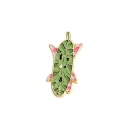 Cartoon Game Elf Enamel Pins Custom Leaf Spliced Fox Octopus Brooches Lapel Badges Animal Plant Jewelry Gift for Friends