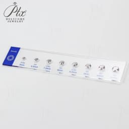 Comparison Ring Sizer Tester 5A CZ Moissanite Diamond Jewerly Dealer Tools Set Tools Size Shape Reference Top Quality Wholesale