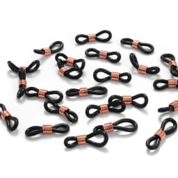 50Pcs Eyeglasses Ear Hook Connector Spectacles Chain Glasses Retainer Ends Rope Cord Holder Strap Retainer End Loop Findings