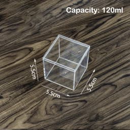 Large Capacity Jewelry Storage Box Clear Acryl Cube Portable Jewelry Storage Earrings Necklace Ring Jewelry Display