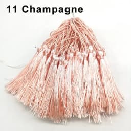 100Pcs Tassels 13cm Silky Floss Bookmark Tassels with Cord Loop Chinese Knot Tassel Fringe Jewelry Making DIY Craft Accessories