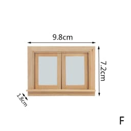 1Pcs 1:12 Dollhouse Miniature Door Flat Top Door Unpainted DIY Model Furniture Decor Toy Doll House Accessories