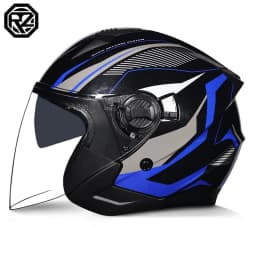 ORZ-705 Latest High Quality Motorcycle Helmet Half Covering Dual Lens Cascos para Motos Male Female Couple Capacetes de Moto