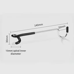 Stainless Steel Portable Light Stand Holder Hooks for Tent Pole Lamp Hanger Hunting Fishing Lantern Outdoor Camping Tools