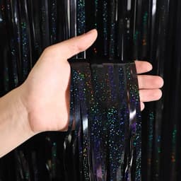 New Arrived Tinsel Foil Fringe Backdrop Curtains for Birthday Wedding Christmas Graduation Photo Booth Decorations