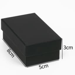 1PC Square Rectangle Black Paper Jewelry Box Bracelet Necklace Ring Earring Box Handmde Kraft Wedding Gift Packaging Box Jewelry