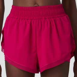 Women Summer Running Shorts Solid Color 2 In 1 Gym Yoga Short Breathable Quick Dry Short Sportswear Female Workout Clothes