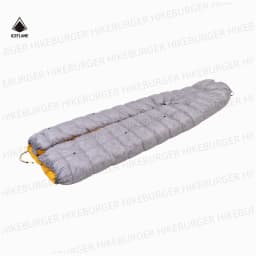 IceFlame Extra Quilt 900FP Ultralight Footless Down Quilt Mummy Sleeping Bag with Pad Attachment System for Backpacking Camping