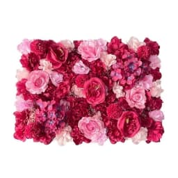 Pink Silk Rose Flower Wall Artificial Flower For Wedding Decoration BabyShow Party Birthday Gift Home Backdrop Decor