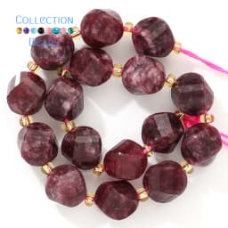 6 8 10mm Natural Stone Beads Garnet Jade Faceted Round Beads Loose Beads for Jewelry Making Diy Beading Accessory