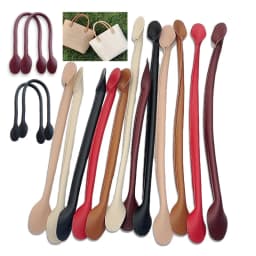 32cm Bag Handle Leather Handle Bag Accessories Hand-woven Bag Short Hand-held Pinhole Can Be Sewn