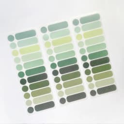 3sheets Ins Simple Solid Color Label Dot Sticker Planner Handbook DIY Basic Decoration Handmade Scrapbooking Supplies