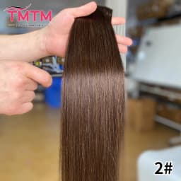 Straight Clip In Human Hair Extensions 7 Pcs/Set Full Head Brazilian Clip Ins Hair 85/120 Grams Clip on Hair Extension for Women