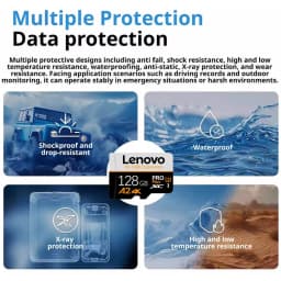 Lenovo SD Card Memory Card 1TB High Speed Flash Cards 4K Full HD Video Micro SD Card 128GB 256GB 512GB For Xiaomi Camera PC
