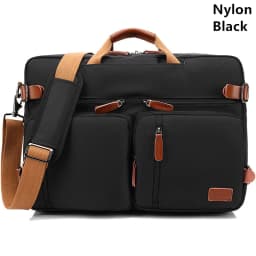 3-in-1 Convertible Laptop Backpack 15.6 17.3 Inch Waterproof Oxford Business Briefcase Shoulder Messenger Notebook Carry Bag