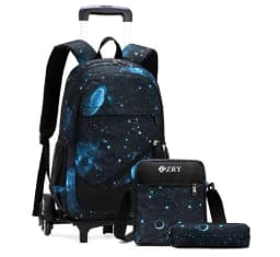 Boys kids school wheeled backpack bag children school backpack on wheels teenager boys school trolley bag with wheels for boys