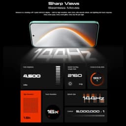 TECNO POVA 7 Pro 5G Russian Versio Smartphone RoHS (EAC) 6.78" 144Hz Display MediaTek Dimensity 7300Ultimate 64MP Camera 6000mAh