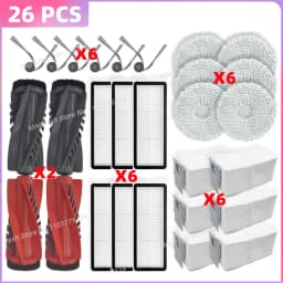 Fit For ( Roborock Qrevo 5AE / Qrevo C / Qrevo C Pro ) Parts Main Side Brush Dust Bag Mop Cloth Filter