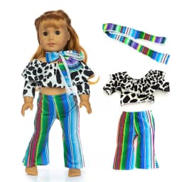 18 Inch Girl Doll Clothes Red Winter Coat Toys Doll Outfits Baby Girl Birthday Gifts