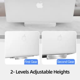 Portable Laptop Stand Adjustable Riser Foldable Notebook Accessories Support for 11/13/17 Inch Macbook ABS Lnvisible Bracket