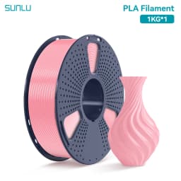SUNLU 1KG PLA 3D Printer Filament 1.75mm Neatly Wound 3D Printing Filament Fit Most FDM 3D Printers, 1kg Spool (2.2lbs)