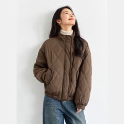 VIMLY Women's Winter Quilted Padded Jacket 2026 Vintage Long Sleeve Stand Neck Ladies Parkas Short Warm Cotton Female Coat M9378