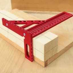 Aluminum Alloy 3D Woodworking Square Protractor, Multipurpose Triangle Layout Marking Measuring Ruler, Wood DIY Layout Hand Tool