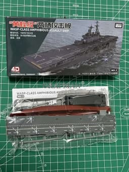 4D Assembled Ship Model Liaoning Battleship Modern Class Battleship Aircraft Carrier Model Military Warship Model Toy