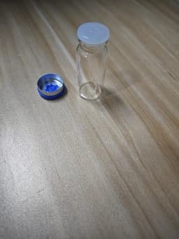 Ks-Tek Sterile Empty Vials with Self Healing Injection Port,with Flip Off Aluminum Cap,Sterile Package