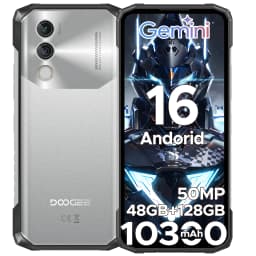 DOOGEE Blade10 Power Rugged Phone Gemini AI 6.6" Display 10300mAh Battery 48GB RAM(8+40) 128GB ROM Android 16 SmartPhone