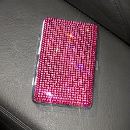 Luxury Sparkling Cigarette Case Slim Style Rhinestone Case Smoking Accessories