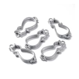 5pcs Cat Border Mold Resin Molds Silicone Geometric Hollow Metal Frame Bezel Epoxy Resin Molds Pendant For DIY Jewelry Making